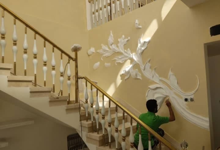 نقاشی ساختمان عباس زاده در مشهد