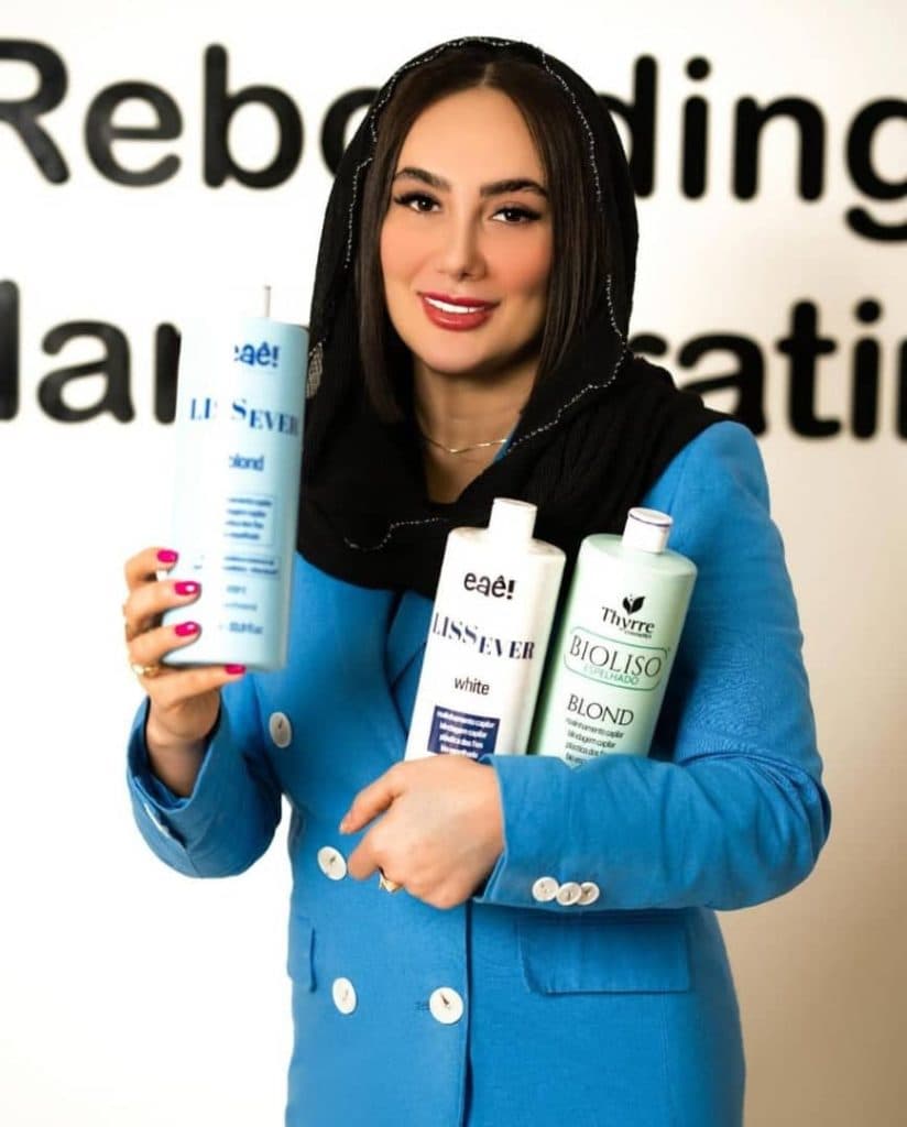 کراتین صافی احیا مو پریا باصری در رشت