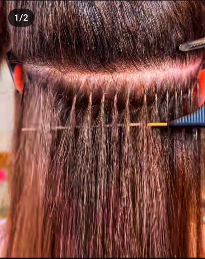 اکستنشن موی طبیعی سمیرا در مشهد