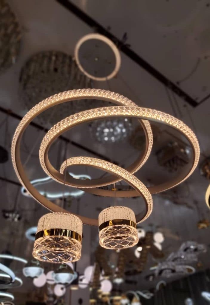 فروش و پخش لوستر و چراغ روشنایی درخشش در تختی رشت