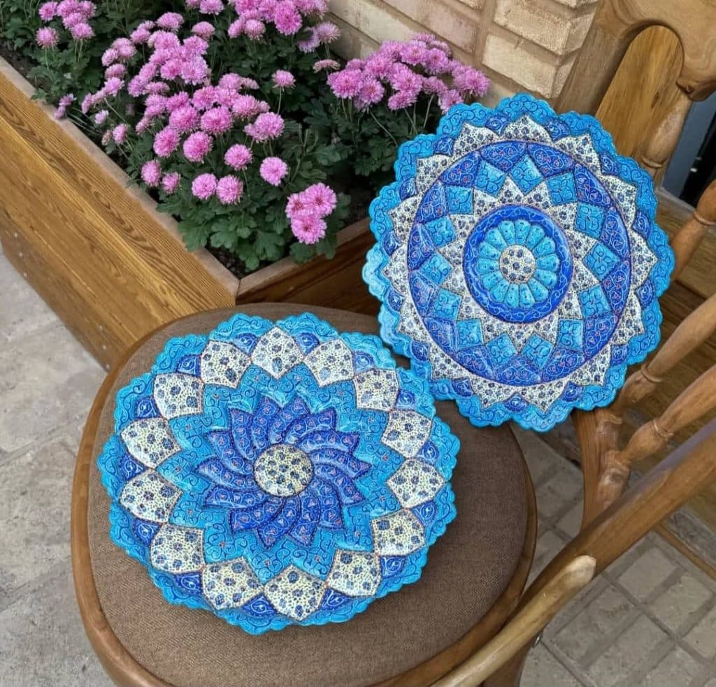 آموزش و فروش ظروف میناکاری پریسا طاهری در شهرضا