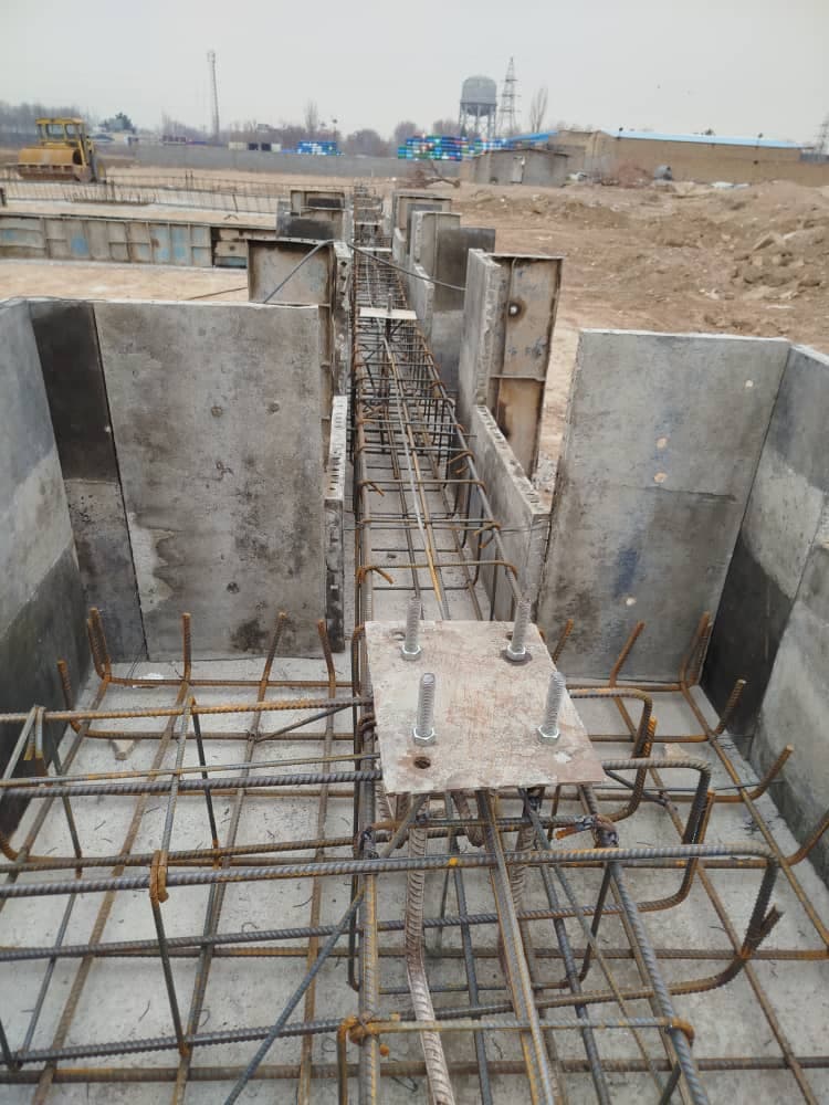 آرماتوربندی صنعتی و فوندانسیون سوله آرمه بتن در قزوین