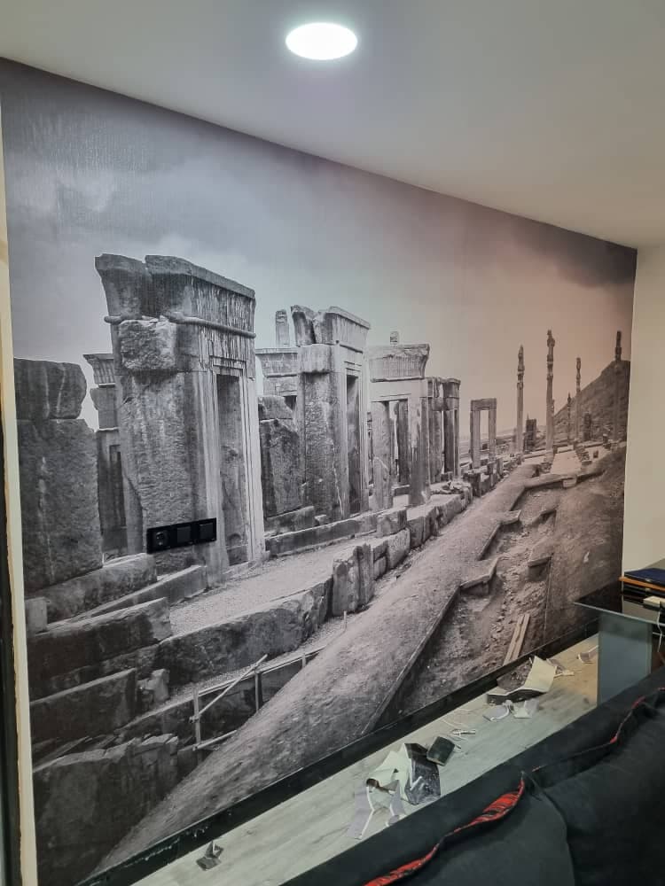 کاغذ دیواری و پوستر سه بعدی خانه مدرن احمدی در خرمشهر