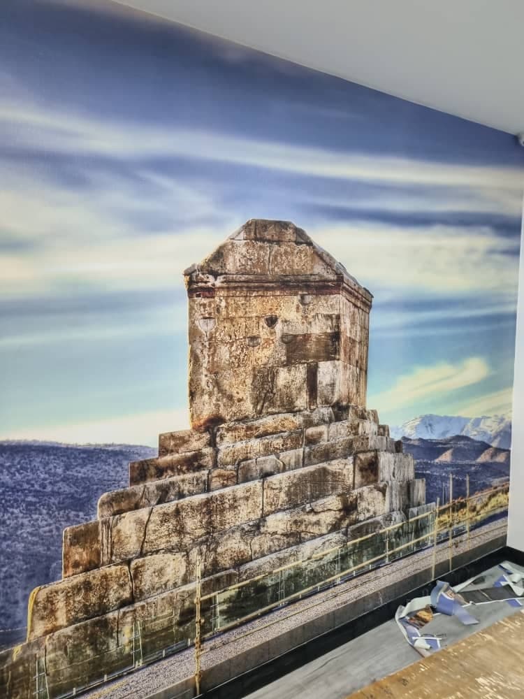 کاغذ دیواری و پوستر سه بعدی خانه مدرن احمدی در خرمشهر