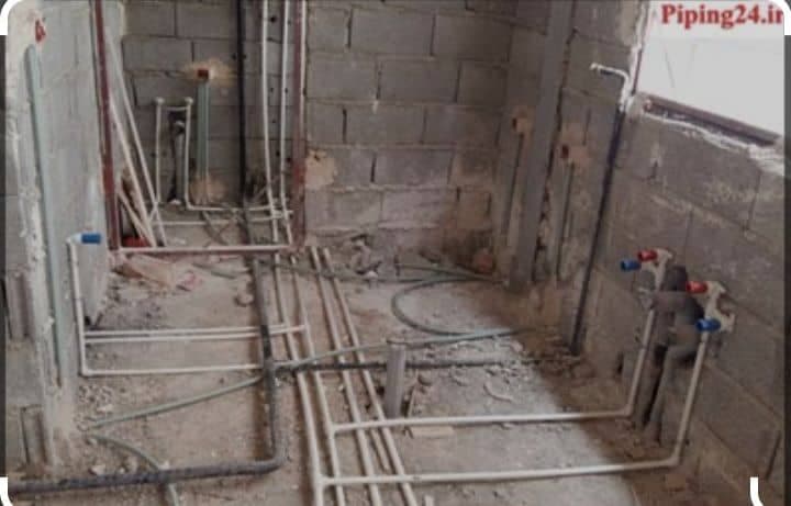 اجرا و نصب لوله کشی خراباتی در سمنان