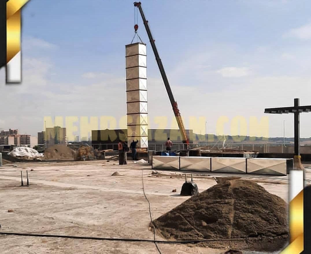 طراحی واجرای تاسیسات ساختمان مهرسازان خدایاری در تهران