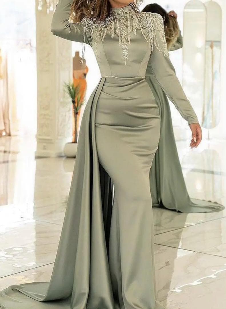 مزون و طراحی دوخت cip لباس شب عروس مجلسی کوئینک گتاب