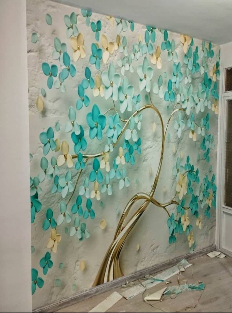 نصب کاغذ دیواری رحمتی در مشهد