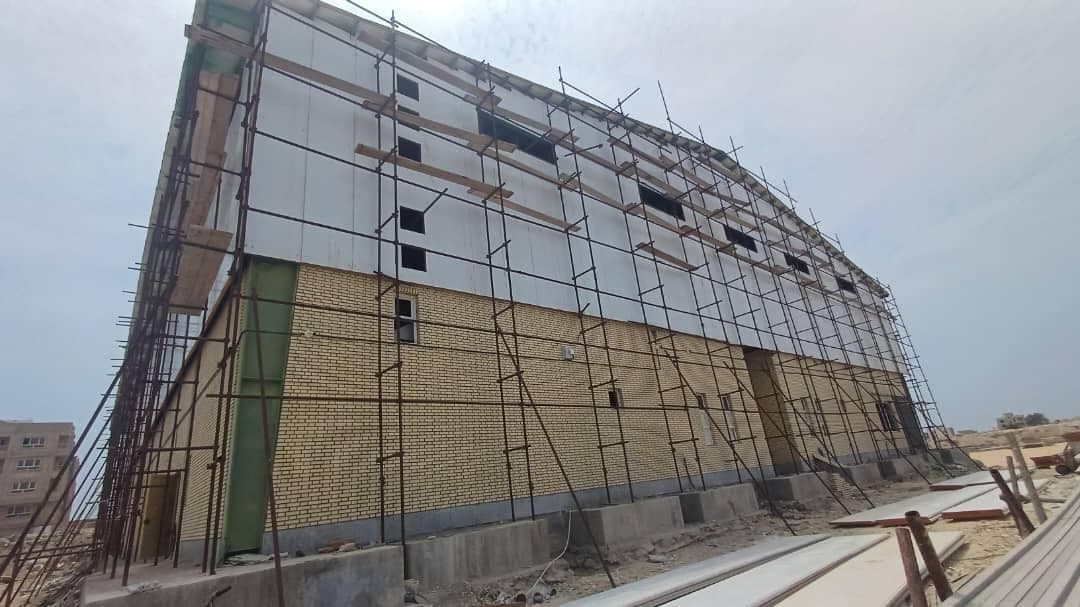 داربست فلزی رامین در قشم