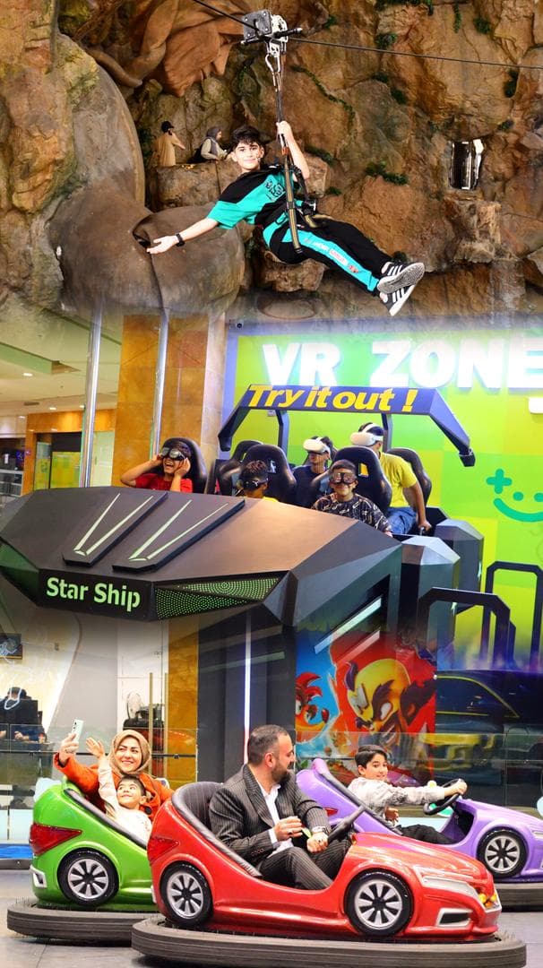 شهربازی تفریحات پلاس در خیابان نواب مشهد