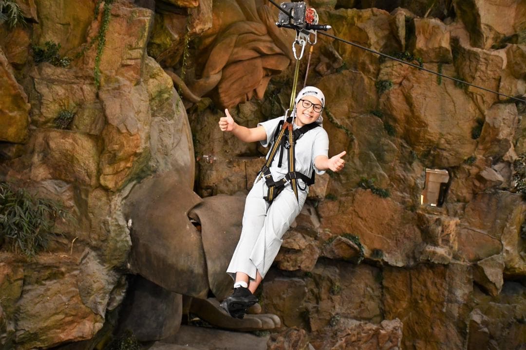 زیپ لاین و پل معلق مجتمع تفریحی آرمان در خیابان نواب مشهد