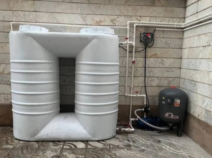 لوله کشی ساختمان غلامعلی زاده در شیروان