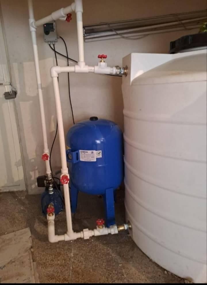 لوله کشی ساختمان غلامعلی زاده در شیروان