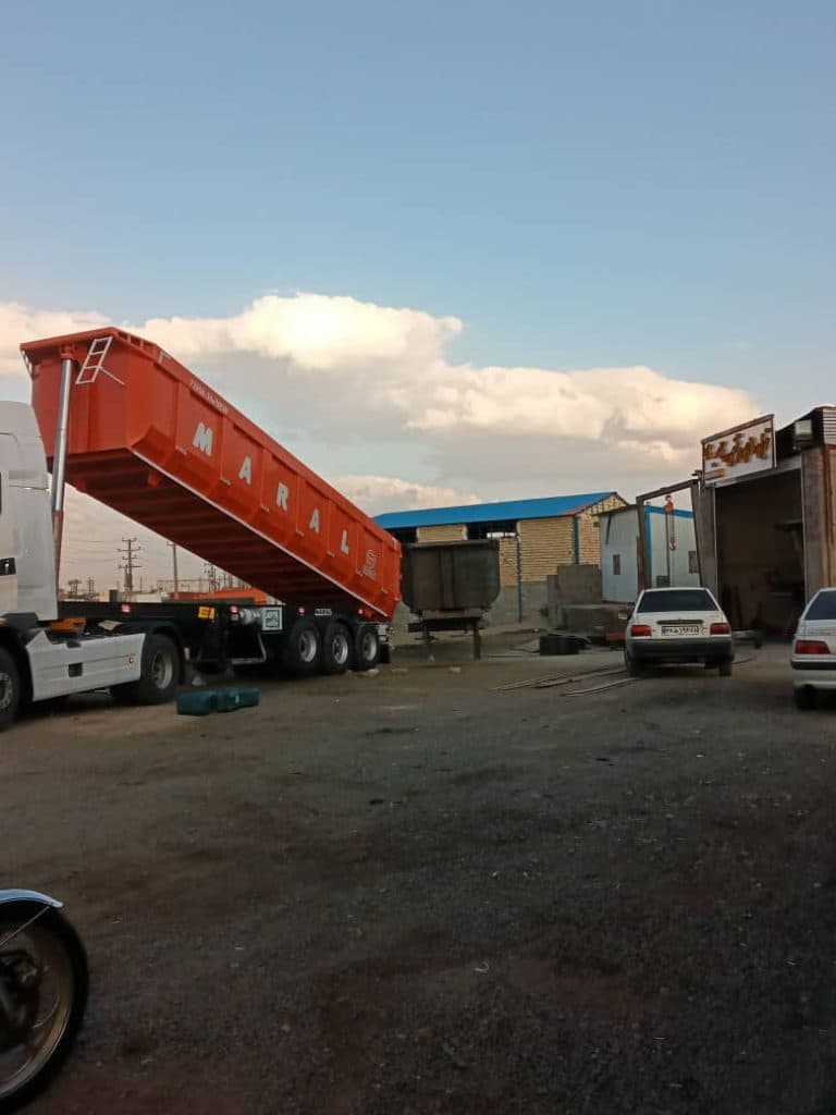 تریلی سازی کمپرسی دو و سه محور مرتضی حاجیان در همدان