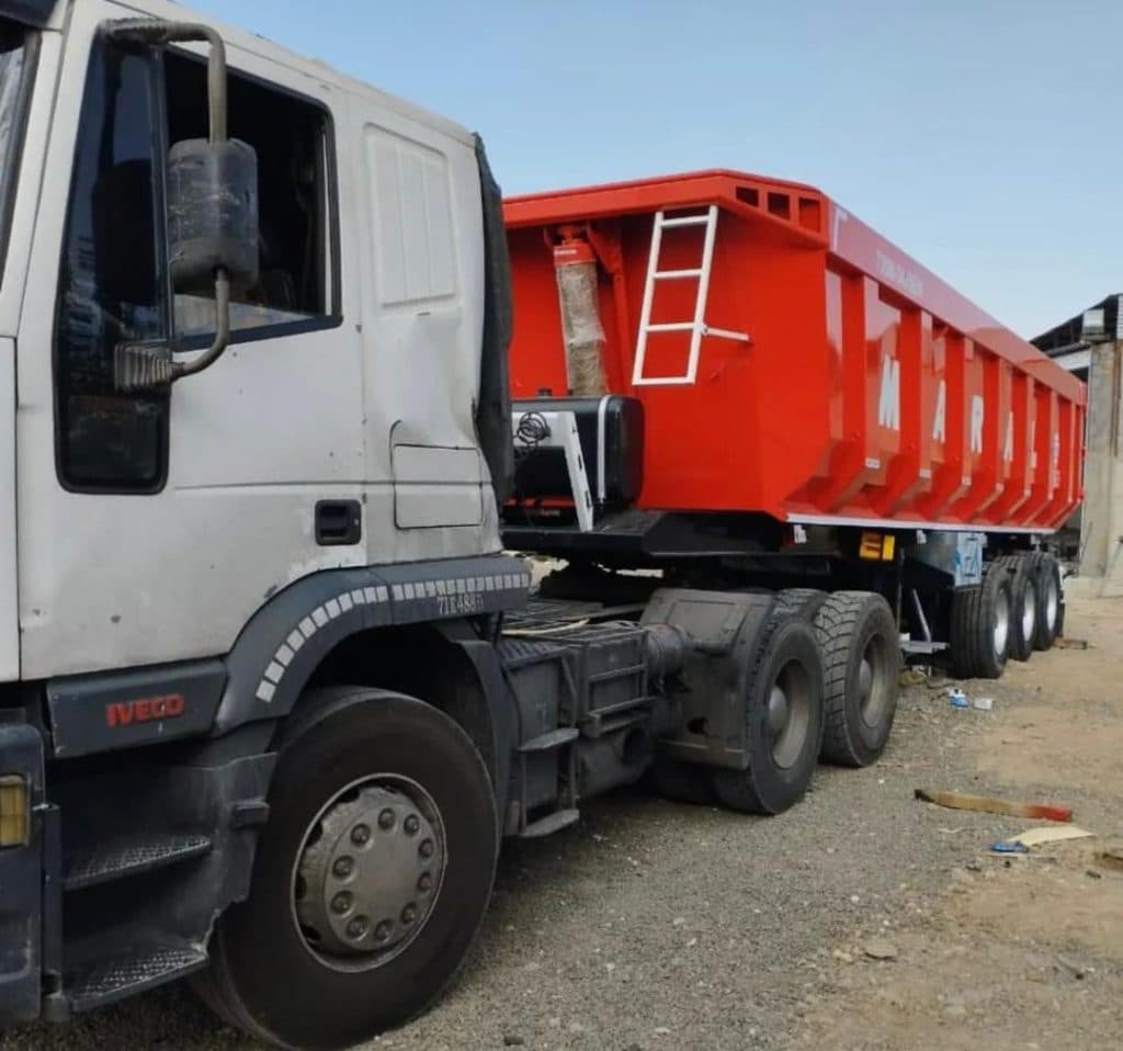 تریلی سازی کمپرسی دو و سه محور مرتضی حاجیان در همدان