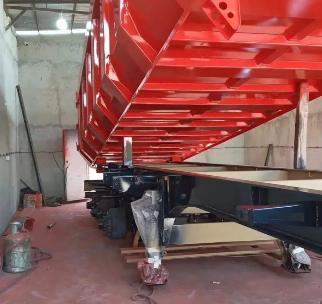 تریلی سازی کمپرسی دو و سه محور مرتضی حاجیان در همدان