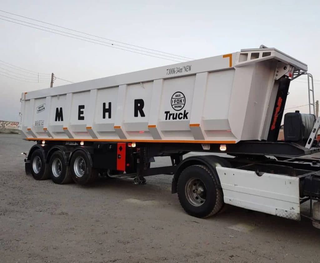 تریلی سازی مهر تراک ساخت و تعمیر تریلی کمپرسی دو و سه محور در همدان