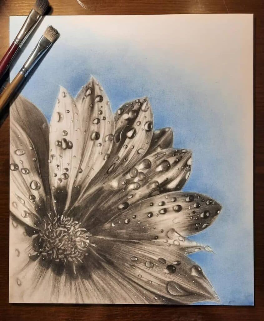 مدرس آموزش و طراحی و نقاشی سیاه قلم و دکوراتیو پتینه محمودی در شیراز