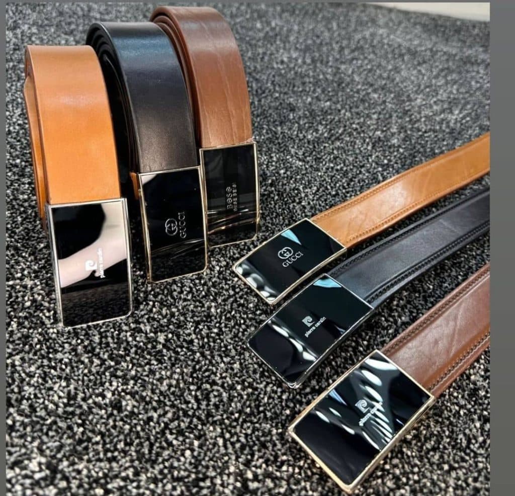 تولید و پخش ست چرمی کیف و کمربند Dennis در مشهد