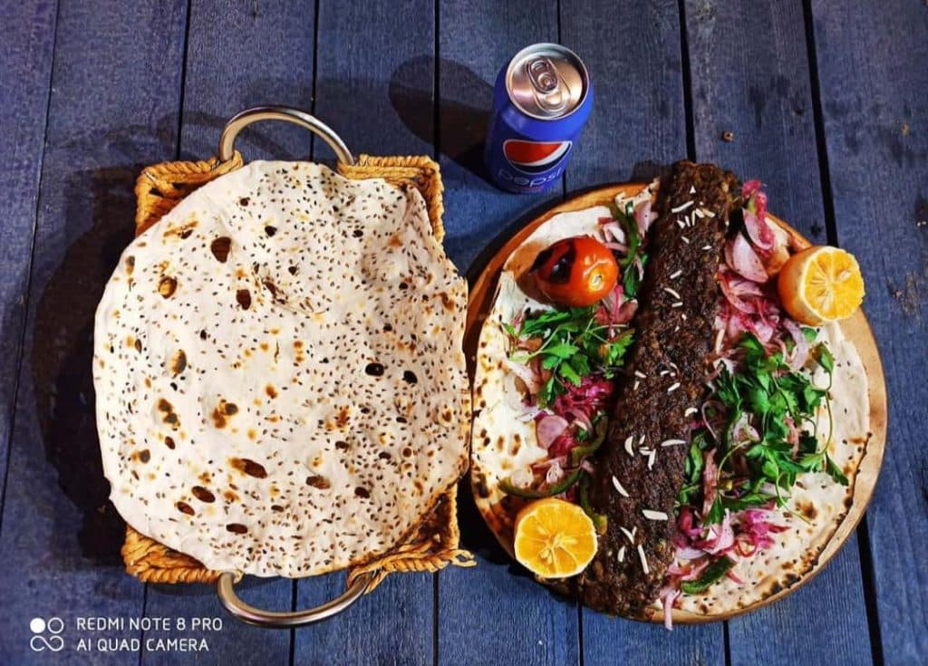 باغ رستوران دیوان سالار در لطفعلی خان زند شیراز