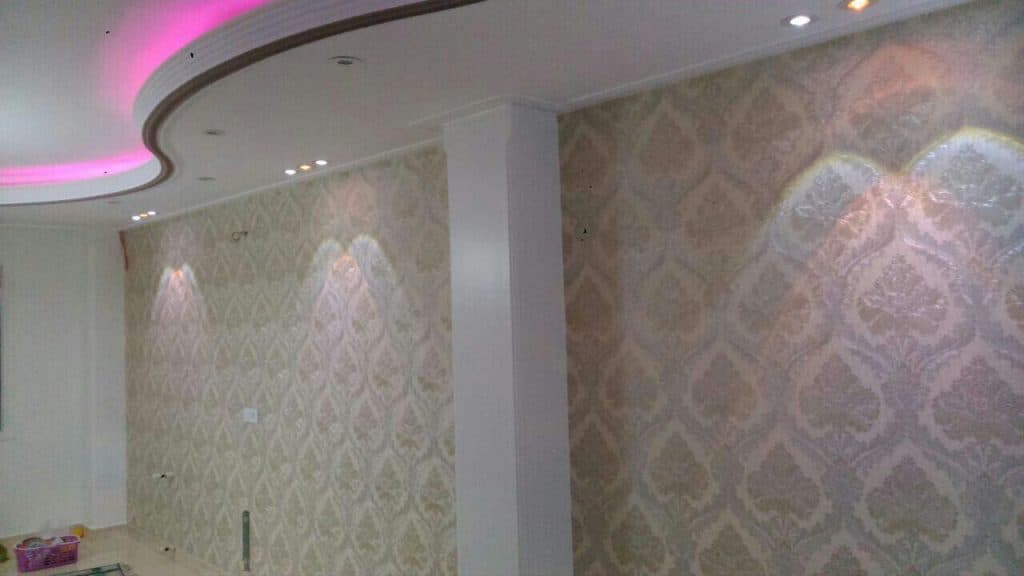 نقاشی ساختمان و طرح کاغذ دیواری باقرزاده در مشهد