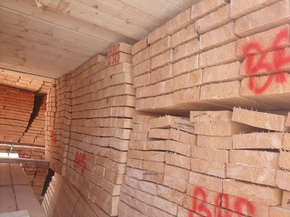 واردات مستقیم تخته نراد روسی یولکا و ساسنا بازرگانی چوب قاسمی پور در بندر انزلی