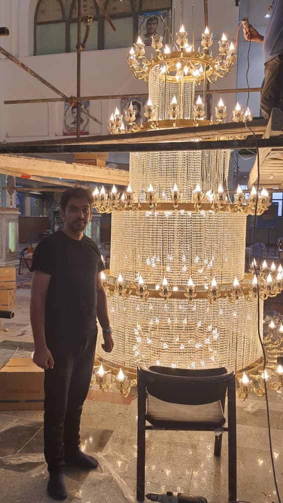 فروش و نصب لوستر طبقاتی واقفی در کاشان