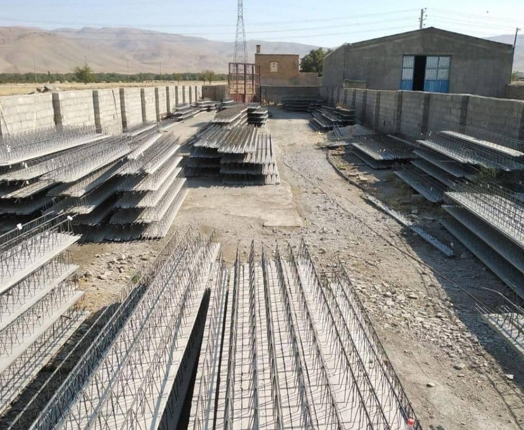 تولید و پخش تیرچه صنعتی و خرپای خام اتحاد نهاوند در همدان