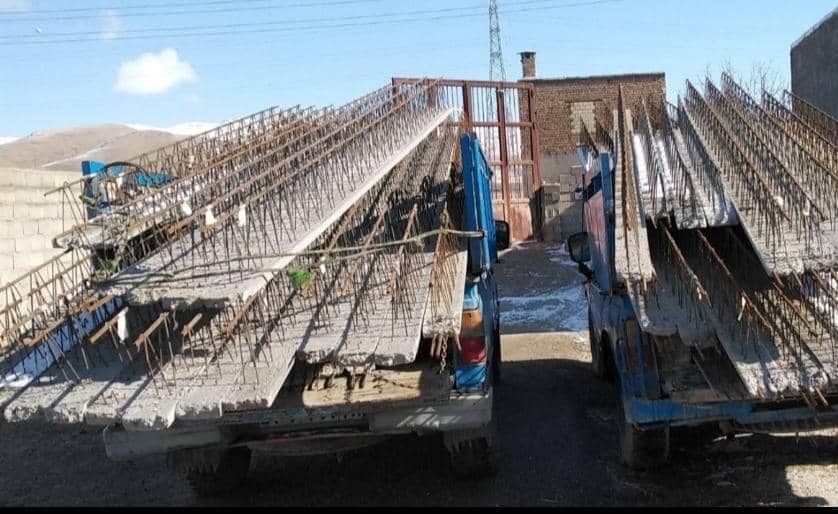 تولید و پخش تیرچه صنعتی و خرپای خام اتحاد نهاوند در همدان