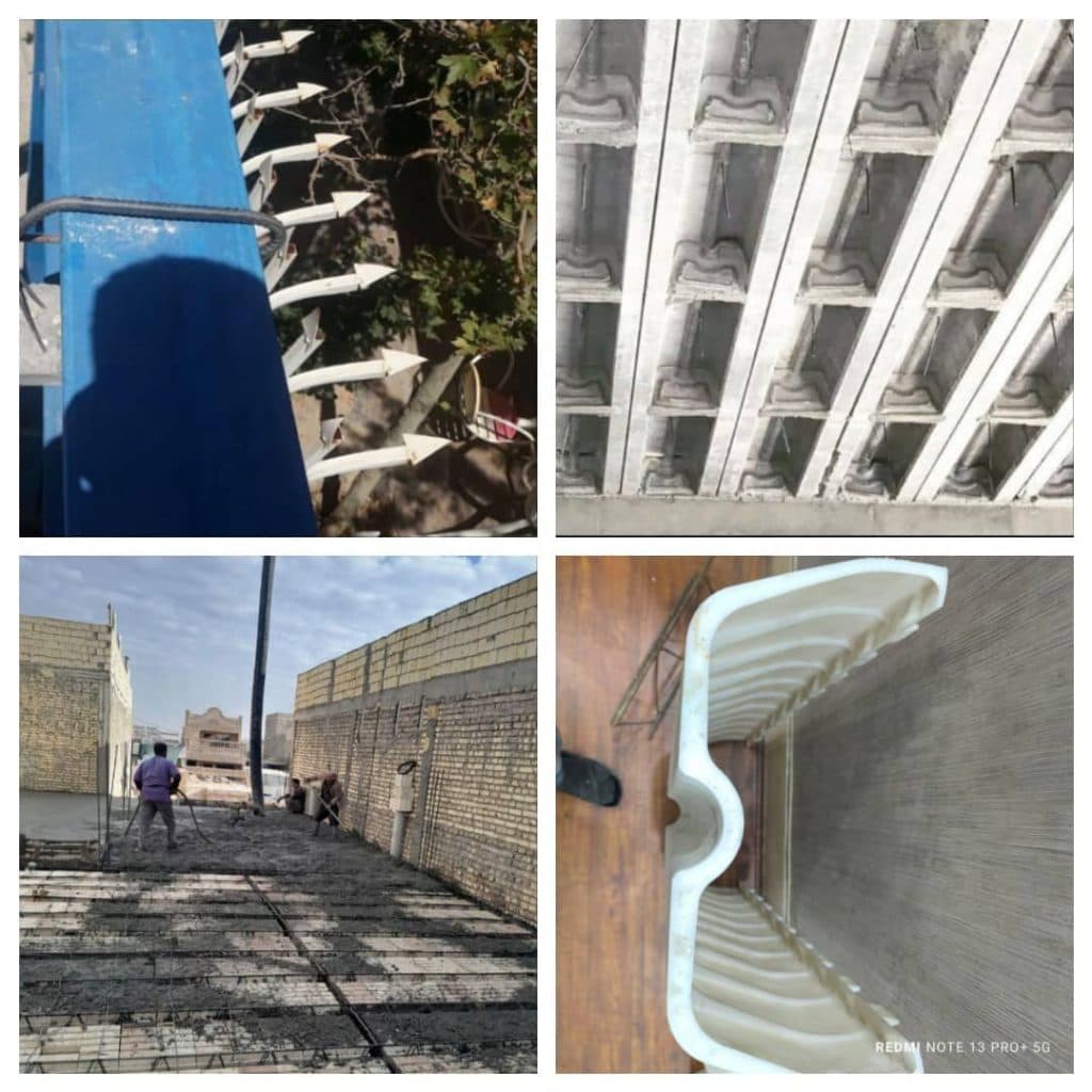 تولیدکننده و فروش عمده تیرچه بتنی صنعتی متقی زاده در مشهد