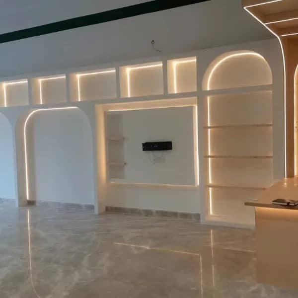 نقاشی ساختمان گل زاده در شمال تهران