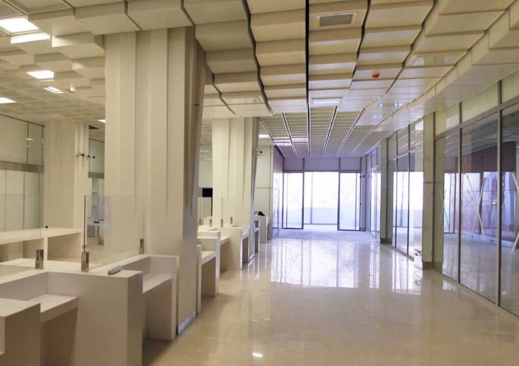 نقاشی ساختمان گل زاده در شمال تهران