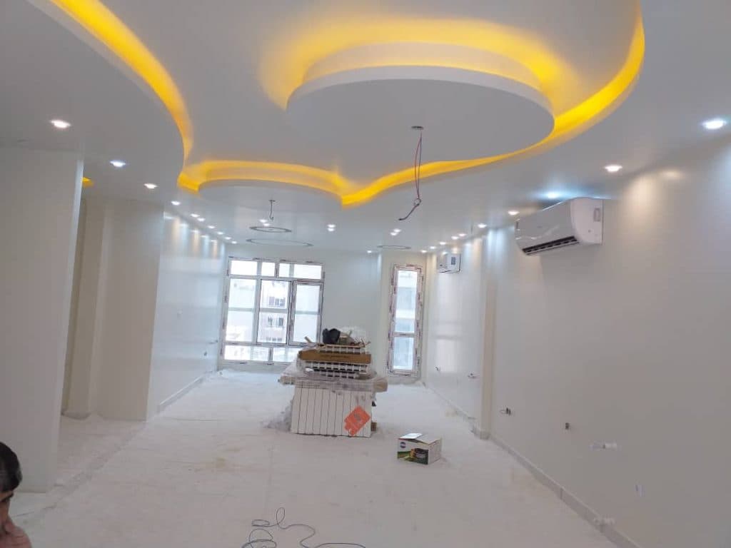 نقاشی ساختمان گل زاده در شمال تهران