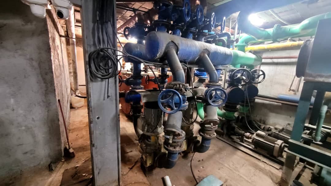 تاسیسات ساختمان باقری در شرق تهران