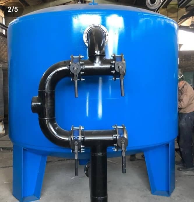 ساخت تانکر ذخیره آب و سوخت سیمین مبدل در شمس آباد تهران