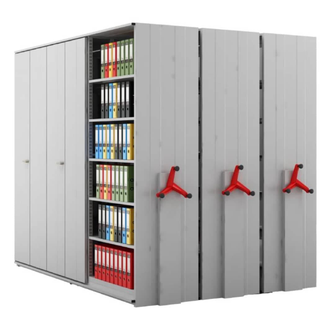 طراحی و تولید کمد بایگانی ریلی و متحرک آسیا بایگان سانا در غرب تهران