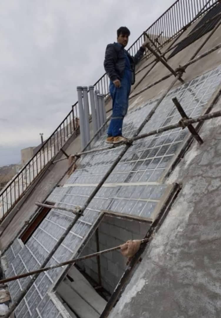 نمایندگی فروش بلوک شیشه ای سفید و رنگی بهار در تبریز