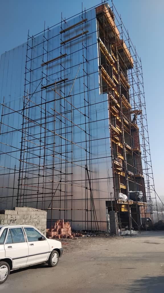 اجرای داربست فلزی آرین در نور