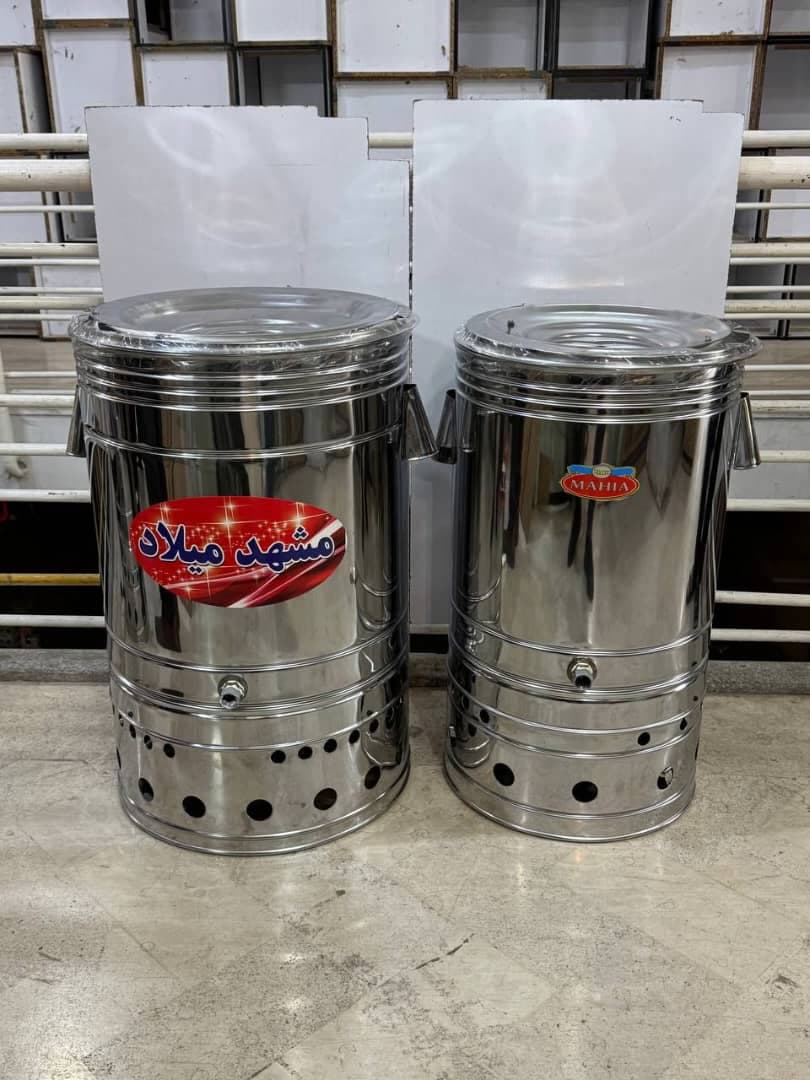 تولید و فروش سماور هیئتی بزرگ برقی صدرا استیل کار در رشت