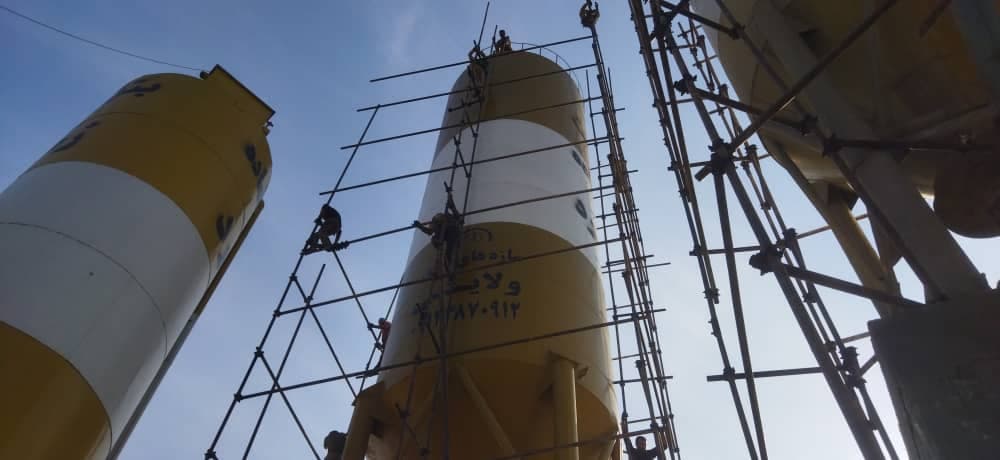 اجرای داربست فلزی شاهدی در نور