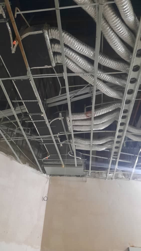 طراحی واجرای تاسیسات ساختمان مهرسازان خدایاری در تهران