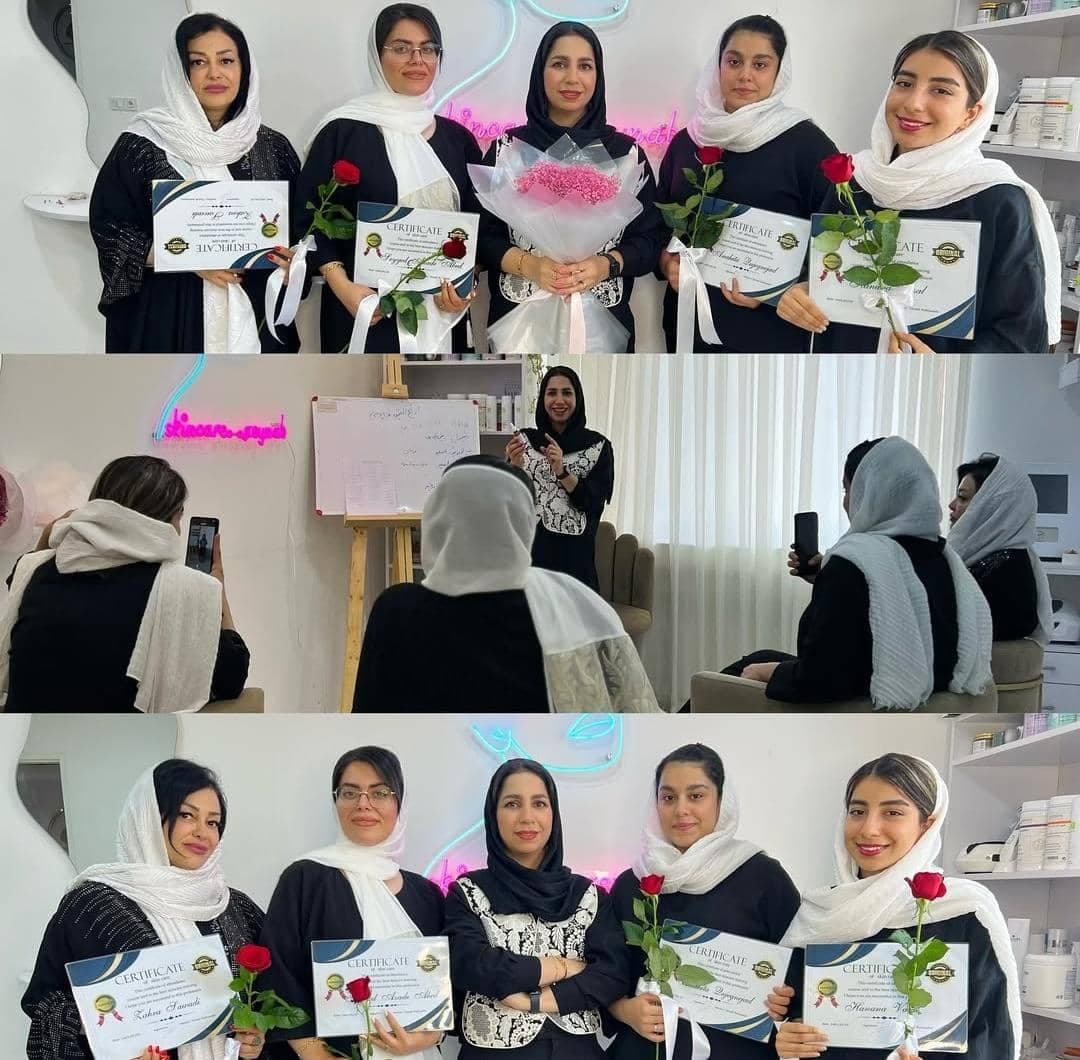 آموزش خدمات پاکسازی و مراقبت از پوست زینب نبی زاده در بابل