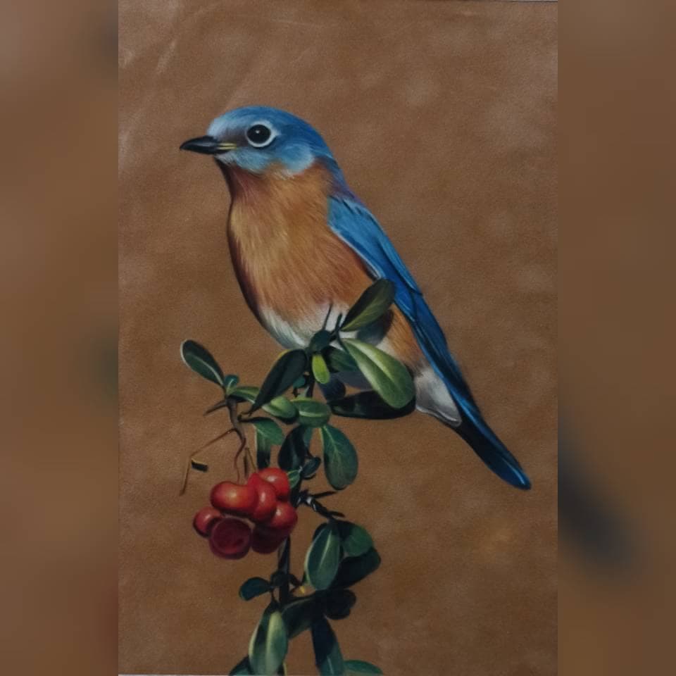 اجرا نقاشی رنگ روغن مهسا مطیعی در اصفهان