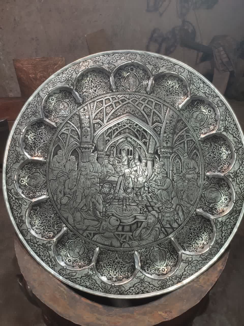 تولید و فروش صنایع دستی قلم زنی کارگاه نیل قلم در تهران