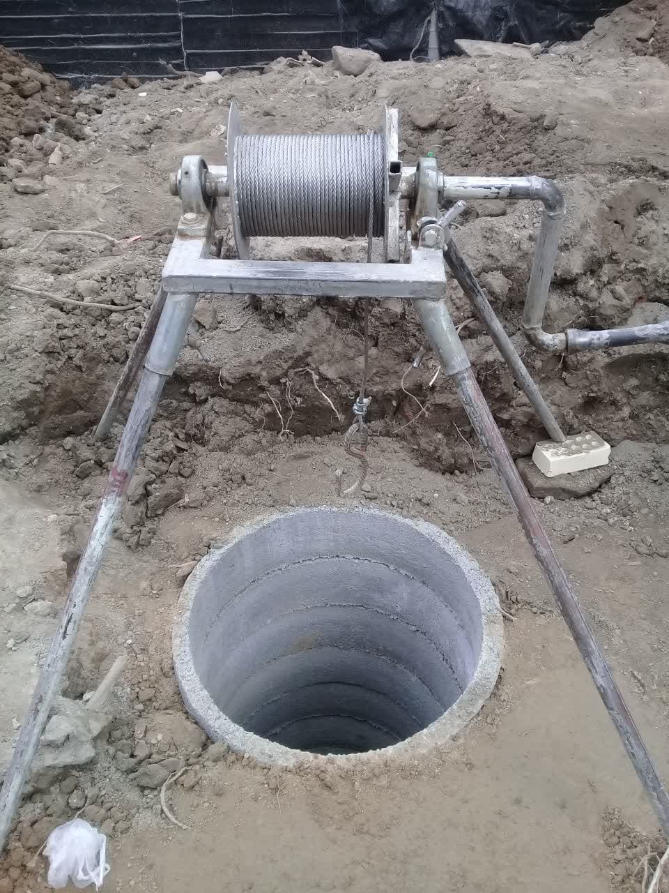 حفاری چاه آب و فاضلاب و مغنی رسولی در مشهد