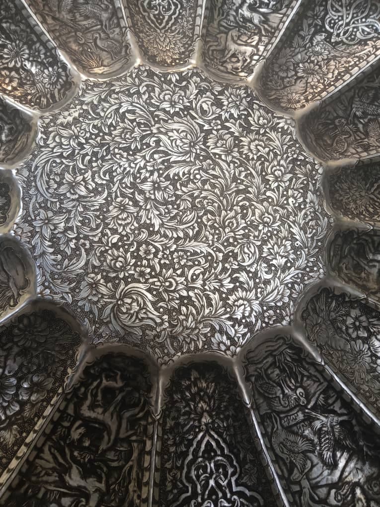 تولید و فروش صنایع دستی قلم زنی کارگاه نیل قلم در کرمان