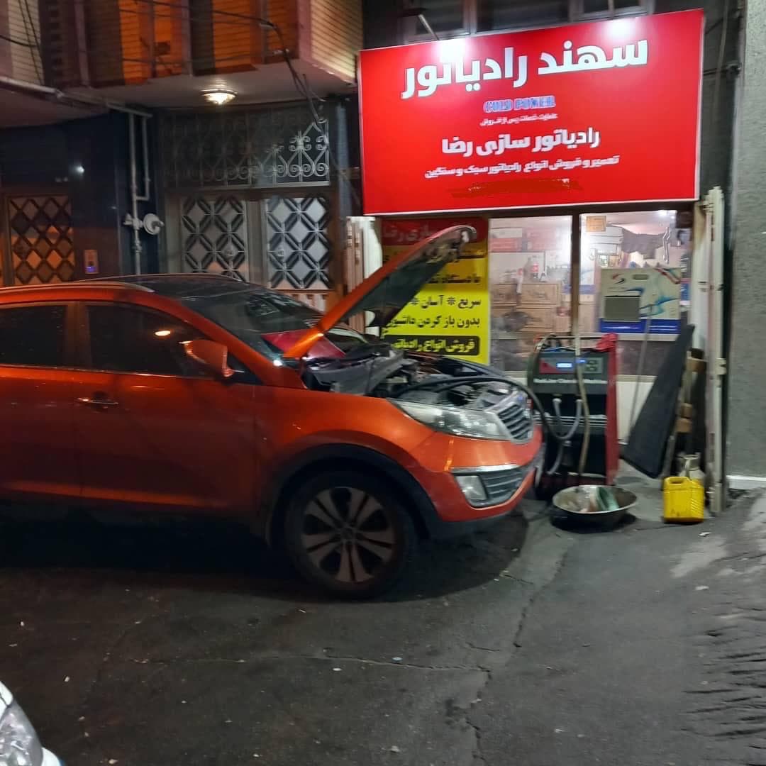 تعمیر و فروش رادیاتور خودروی سبک و سنگین رضا جنگجوی در تبریز